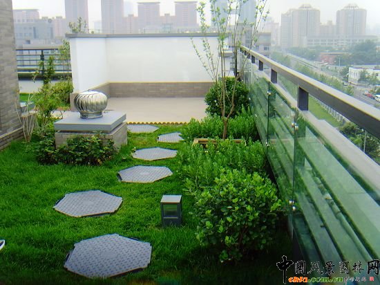 奧運村屋頂綠化--2009年北京市優質工程