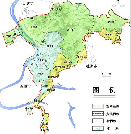 綠心地區規劃范圍圖