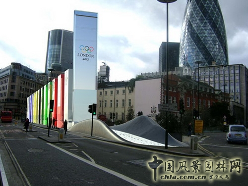 倫敦奧運(yùn)會(huì)大膽嘗試多米諾骨牌屏幕造型 規(guī)劃設(shè)計(jì) 世界園林 中國(guó)風(fēng)景園林網(wǎng)