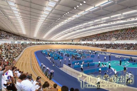 倫敦奧林匹克自行車館 中國風景園林網