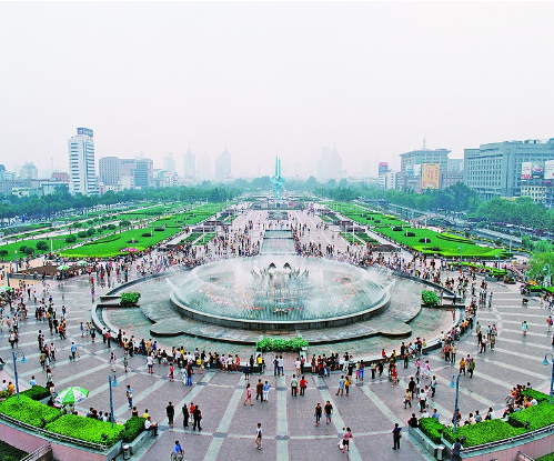 魯班獎 工程 景觀 濟南 泉城廣場 中國風景園林網