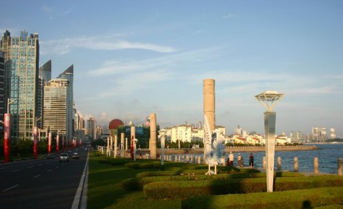 魯班獎 景觀 展示 青島 五四廣場 中國風景園林網