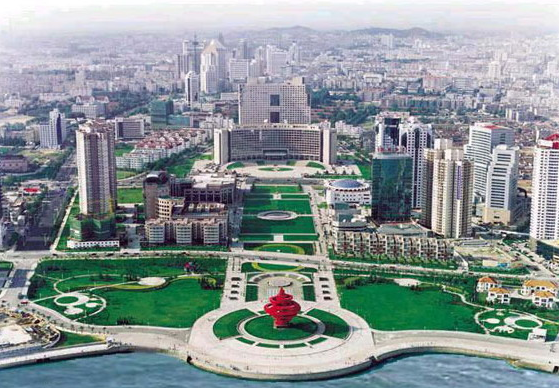 魯班獎 景觀 展示 青島 五四廣場 中國風景園林網