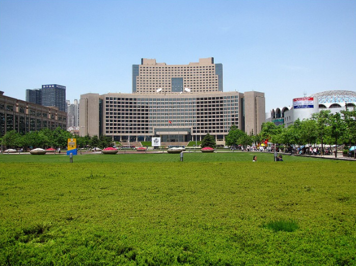 魯班獎 景觀 展示 青島 五四廣場 中國風景園林網