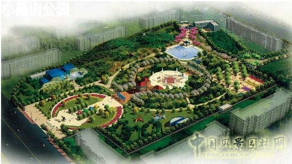劉秀晨 綠色的云 小黑山公園 園林城市 中國風景園林網