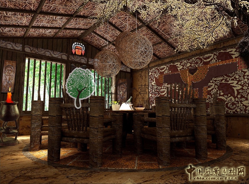 宿遷-萬國園瑪雅文明部落包房