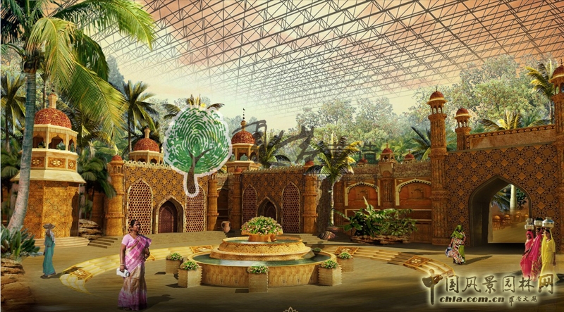 宿遷-萬國園伊斯法罕區(qū)內(nèi)部建筑