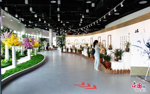 北京園博會主展館室內(nèi)展