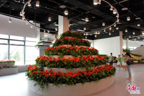 北京園博會主展館室內(nèi)展