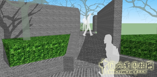 胡同風格無障礙坡道