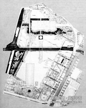 圖6 巴黎拉維萊特公園設(shè)計(jì)方案