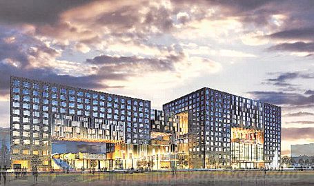 北京崇文門東南角地塊設計效果圖(北立面)