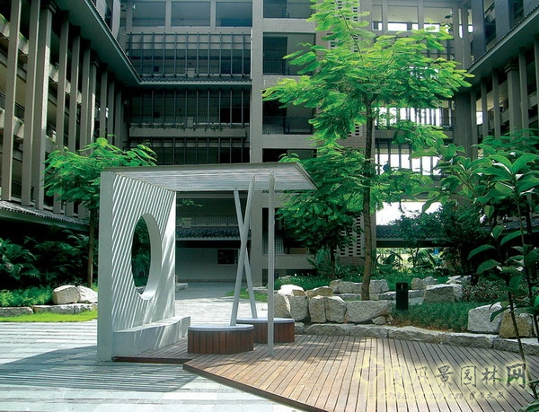 深圳平安金融大學 景觀設計 何小強 設計師 中國風景園林網