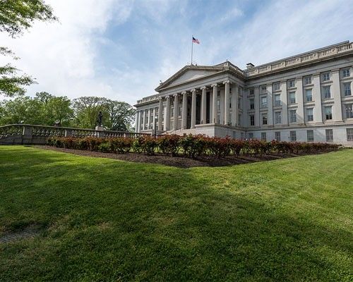 美國(guó)華盛頓特區(qū)財(cái)政部大廈