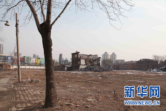 按照新規 臨時建設用地超過三個月閑置應當進行綠化(攝影/王爍)