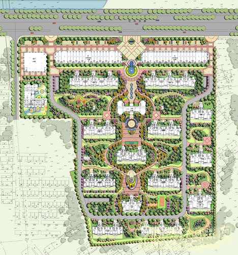 小區景觀設計 景觀設計 施工圖