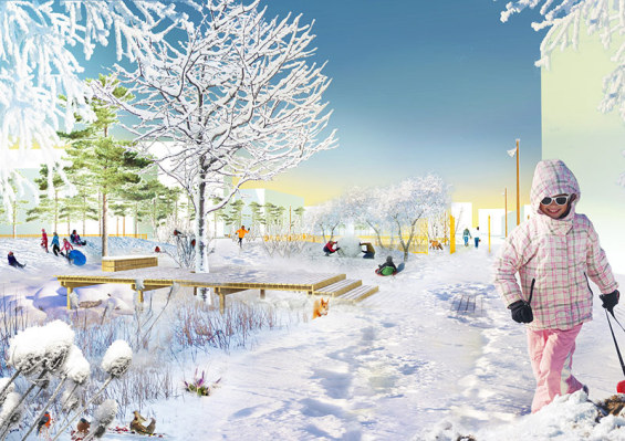 俄羅斯人居獎最佳公共空間設計:亞尼拉村落