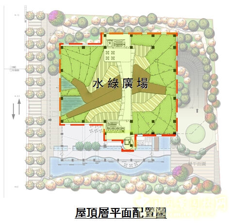 屋頂層平面圖