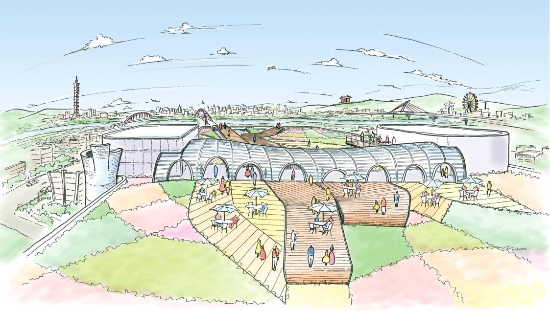 水綠廣場效果圖