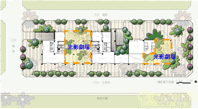 光影劇場平面圖