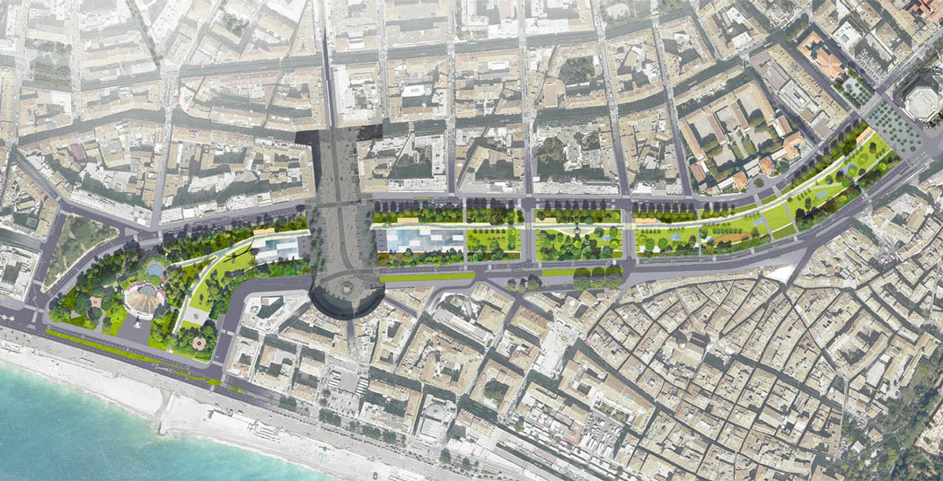 法國尼斯帕隆河濱水公園景觀設計