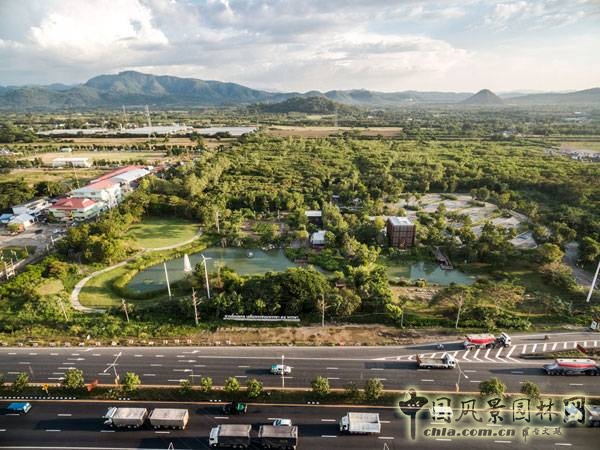 泰國Saraburi市Ming Mongkol綠色公園景觀設計