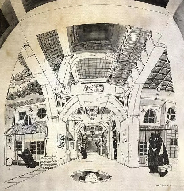 賞析：呆萌的臺灣建筑畫