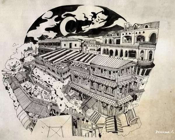 賞析：呆萌的臺灣建筑畫