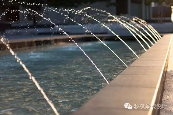 水在景觀設計中的應用
