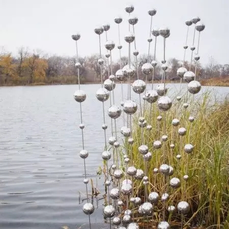 不銹鋼材料做景觀也高顏值