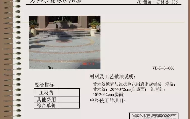 萬科景觀標準鋪裝類圖譜