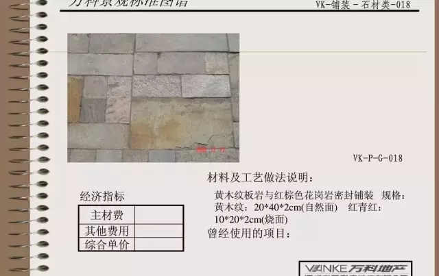 萬科景觀標準鋪裝類圖譜