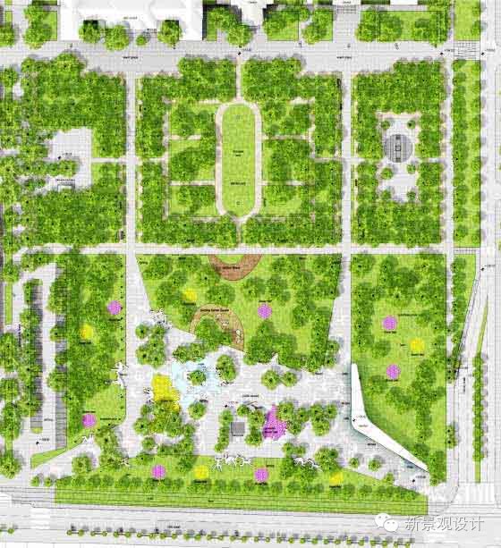 廣場景觀案例：匈牙利Kossuth公園廣場