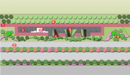 2016園冶杯專業獎參賽項目: 懷遠縣S307道路園林景觀工程設計