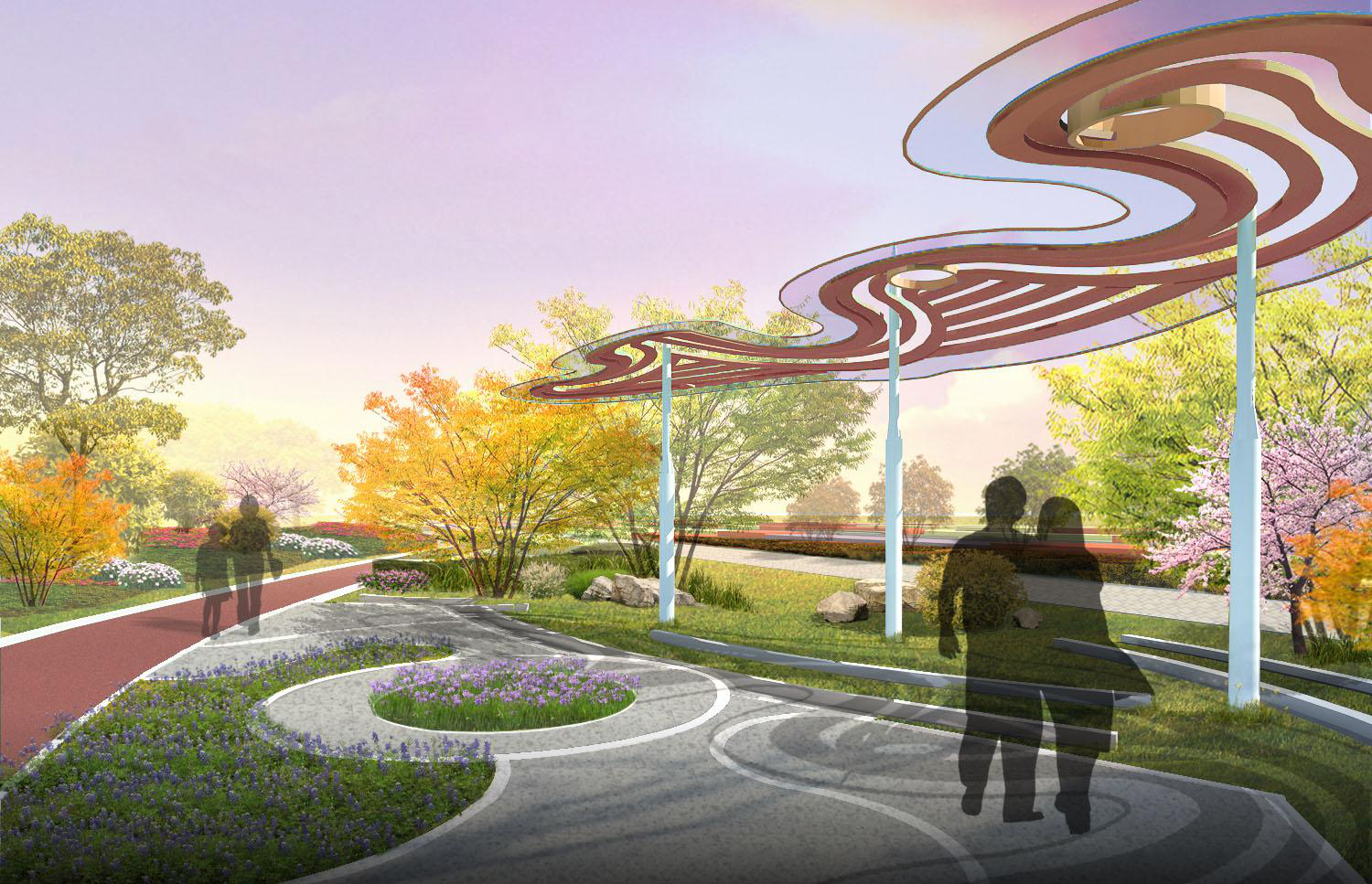 2016園冶杯專業獎參賽項目: 懷遠縣S307道路園林景觀工程設計