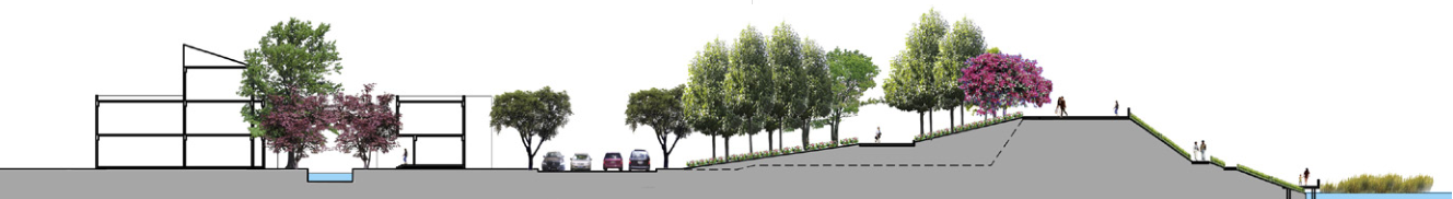 SWA設計作品:長沙瀏陽河濱河公園