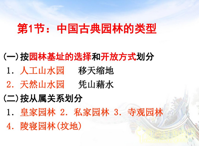 中外園林史知識梗概(上)