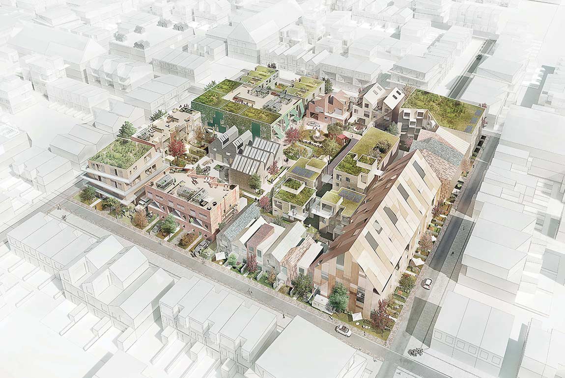 丹麥Hedehusene未來郊區