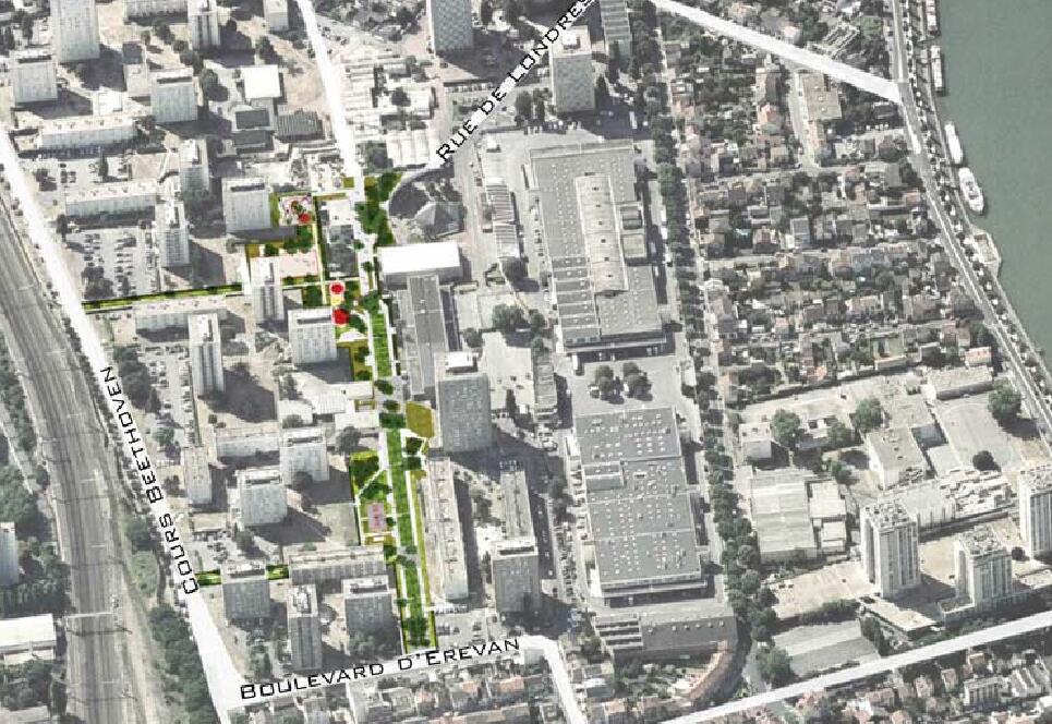 法國阿爾福維爾集團社區線性公園