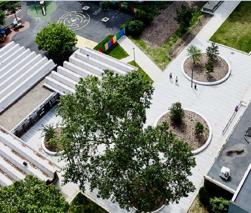 法國阿爾福維爾集團(tuán)社區(qū)線性公園