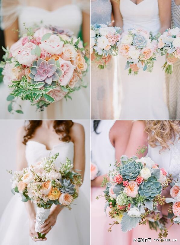 32種超乎你想像的時尚多肉植物婚禮設計