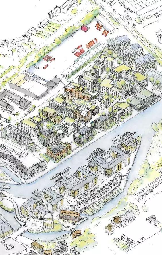 25張迷人的手繪鳥瞰圖