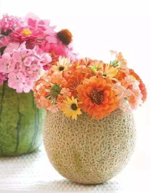 用吃不完的蔬果做絕美插花