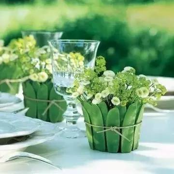 用吃不完的蔬果做絕美插花