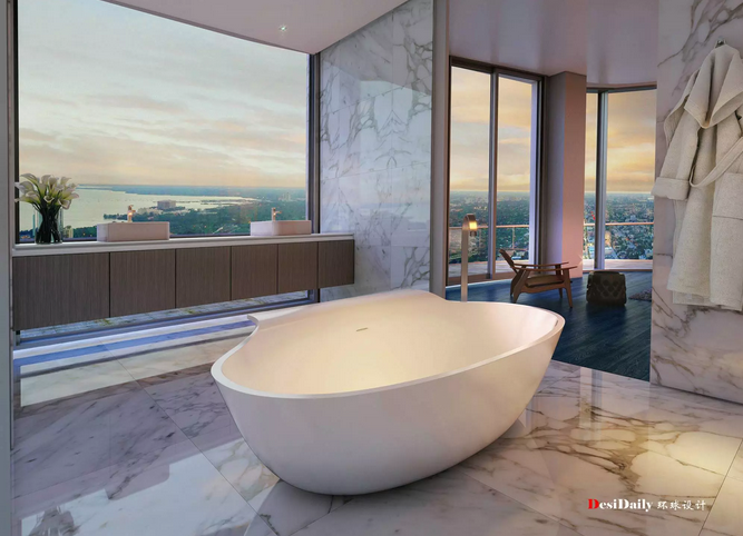 360°環(huán)形大陽臺的極致奢華海景公寓