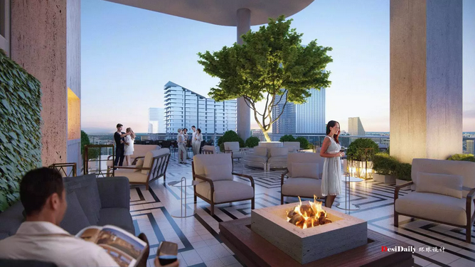 360°環(huán)形大陽臺的極致奢華海景公寓