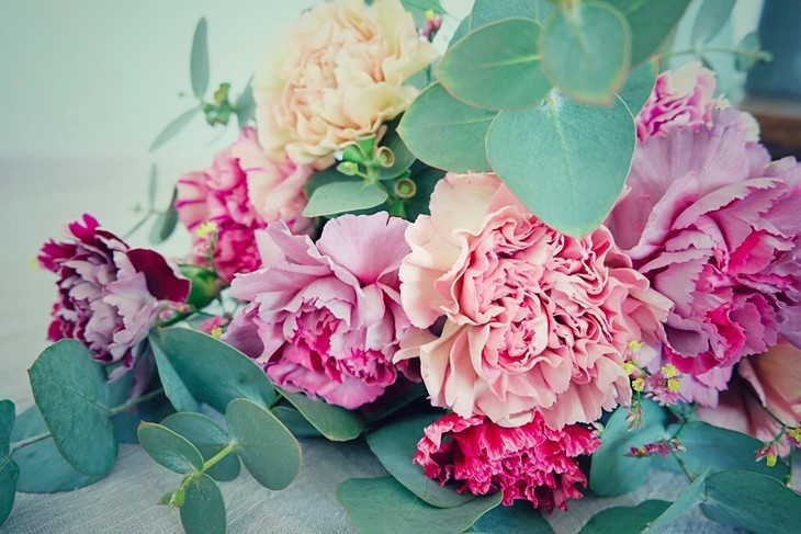 插花藝術：復古康乃馨給你驚喜