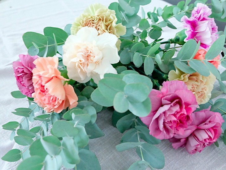 插花藝術：復古康乃馨給你驚喜