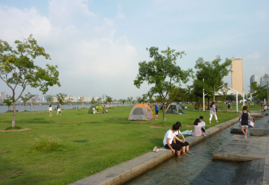韓國最貴的公園-汝矣島漢江公園