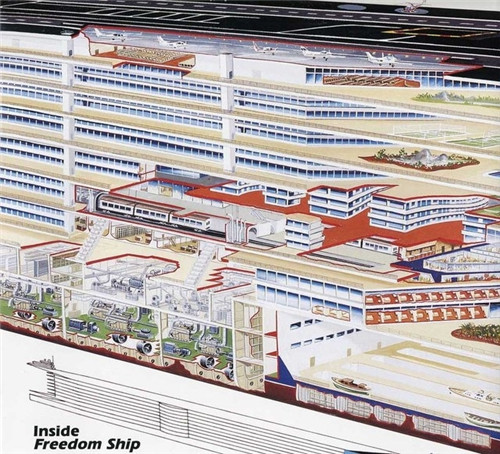 美國設(shè)計(jì)師預(yù)計(jì)3年建造完成海上最大漂浮城市